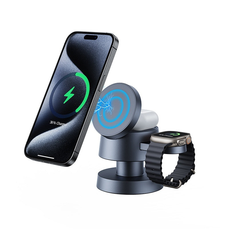 Small Night Lamp 3 in 1 Magnetic Wireless Charger