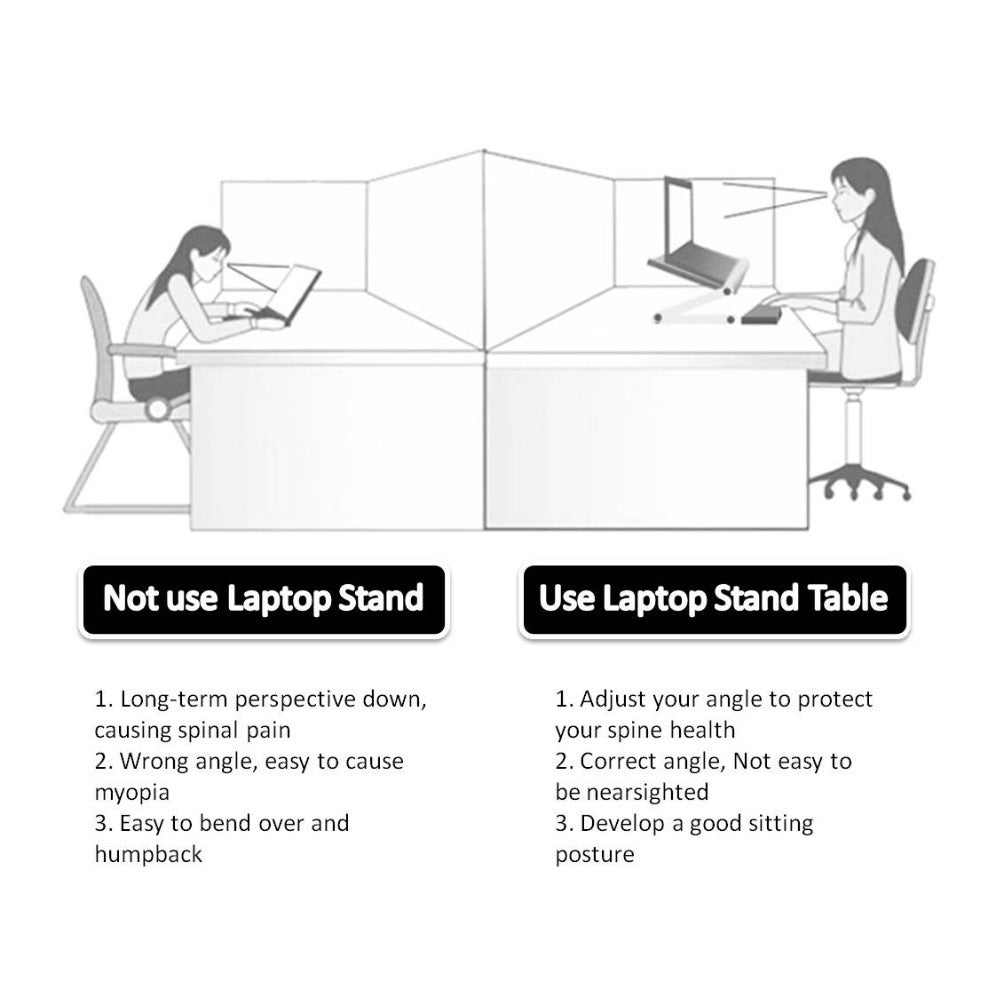 Foldable Laptop Stand Desk Tablet Holder