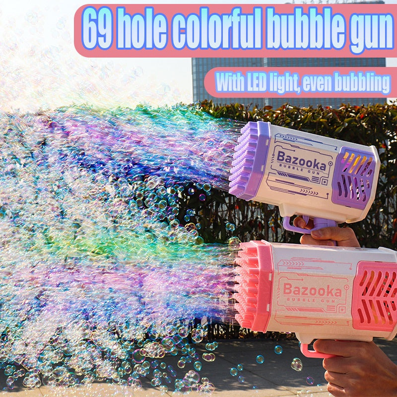 Bubble Gun Rocket Bubbles Machine Gun Shape