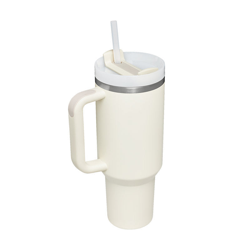 Tumbler With Handle Straw Insulated