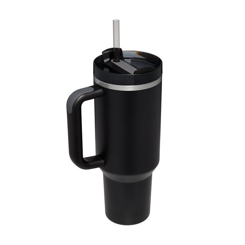 Tumbler With Handle Straw Insulated