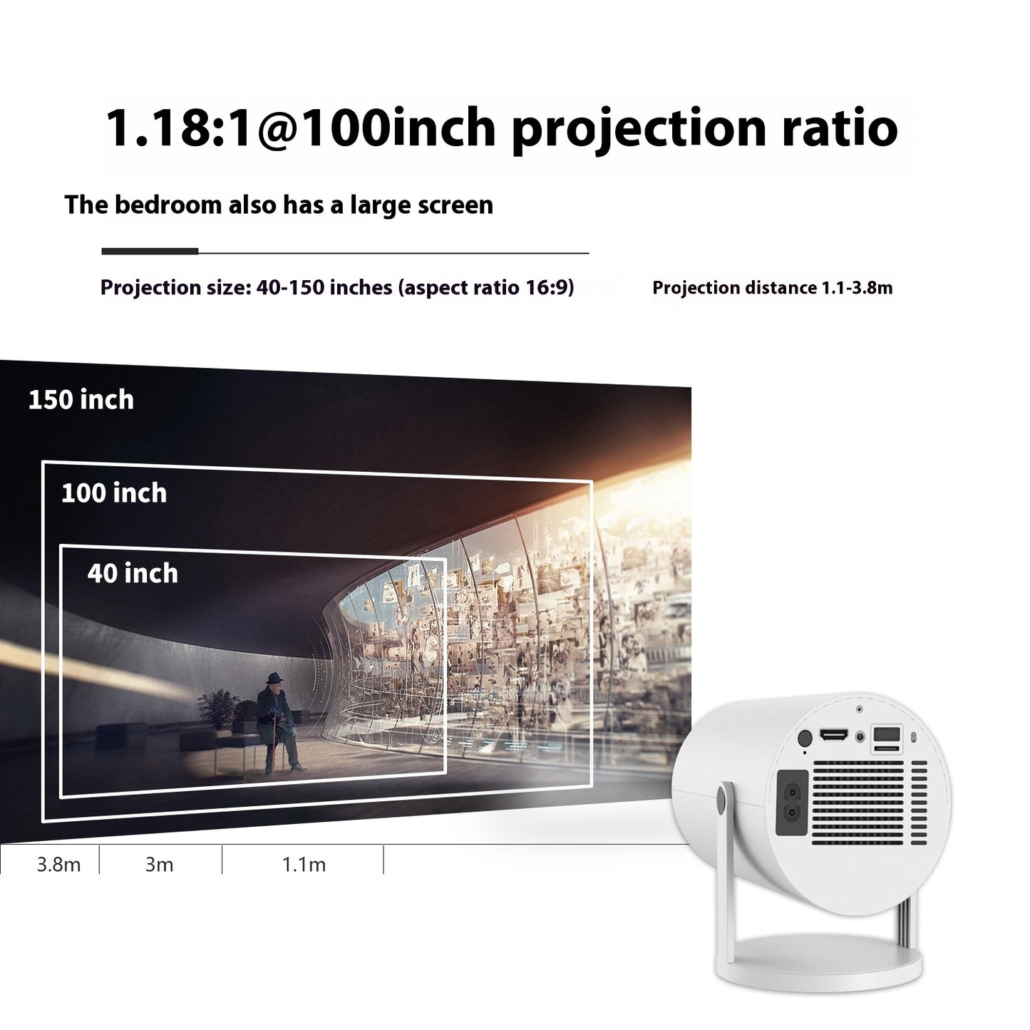 Portable Small Projector For Home Use